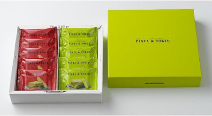 PISTA &amp; TOKYO Pistachio Sand assortment Pistachio 5-layer sandwich biscuits assorted gift box｜2 types in a set