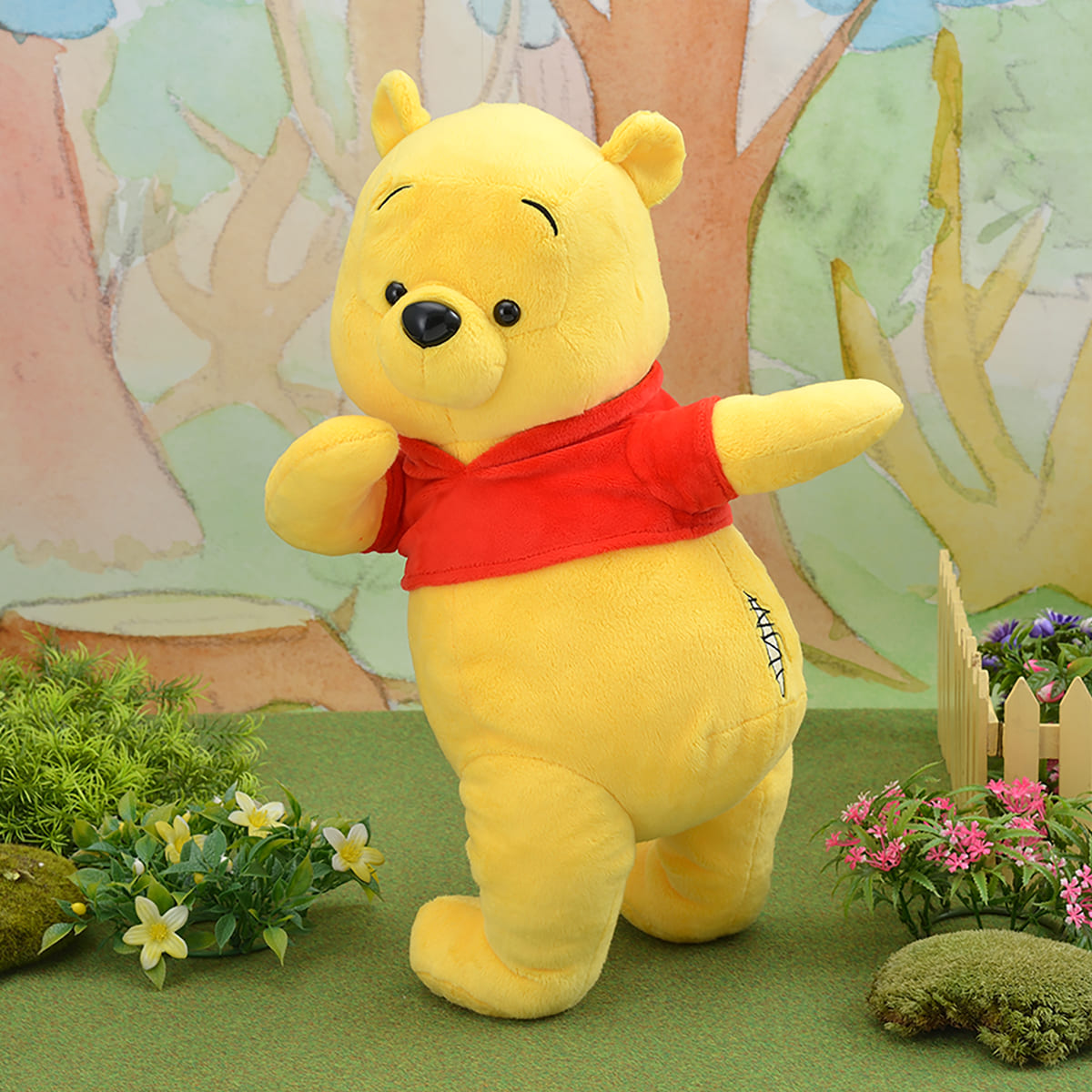 〖正版日本景品〗 世嘉 Sega Prize ｜迪士尼 旋轉姿勢 Winnie The Pooh 小熊維尼 大毛公仔玩具｜日本限量限定