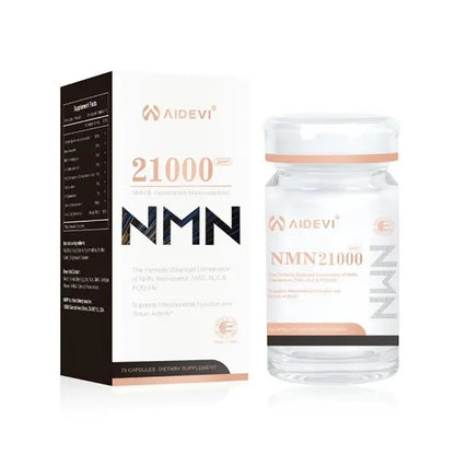 美國AIDEVI 最新升級版 NMN 21000 plus+ 70粒 (香港行貨)