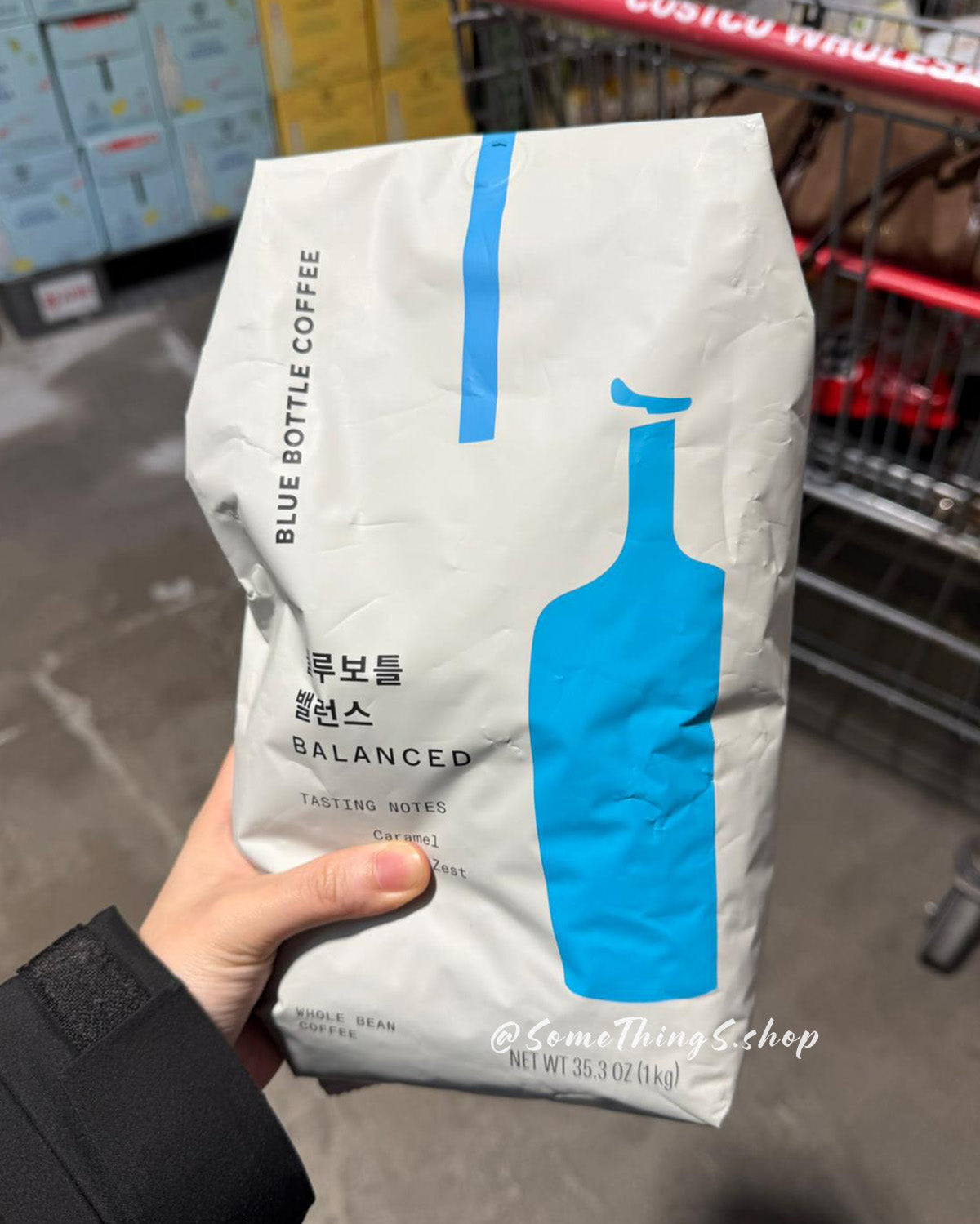 [ 韓國 Costco ] BLUE BOTTLE COFFEE Balanced 混合咖啡豆 1KG｜Caramel / Lemon Zest / Cocoa