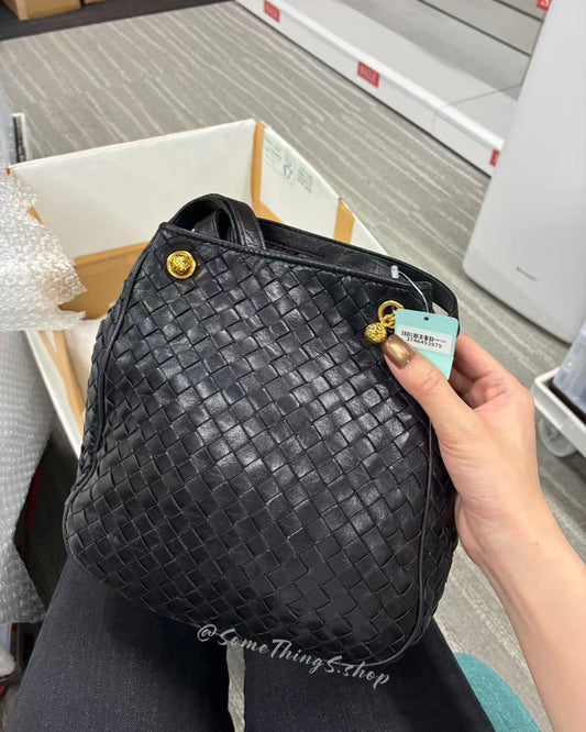 【日本🇯🇵 中古二手】Bottega Veneta BV Intrecciato Leather Bucket Bag｜正版正貨