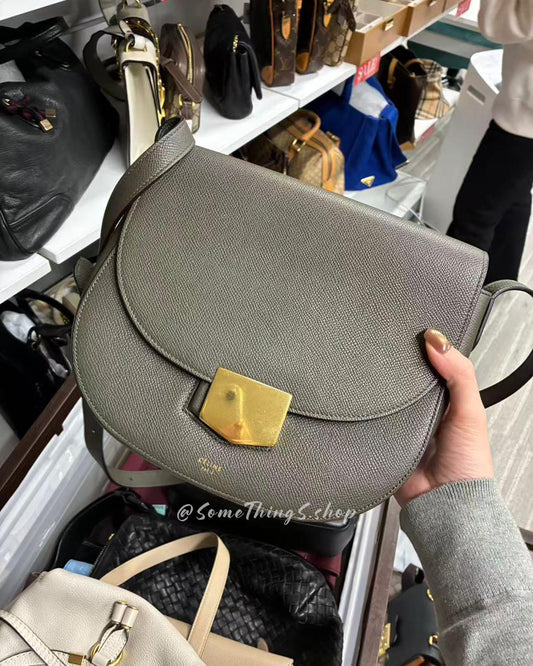 【日本🇯🇵 中古二手】CELINE 經典款 Trotteur Crossbody Bag｜正版正貨