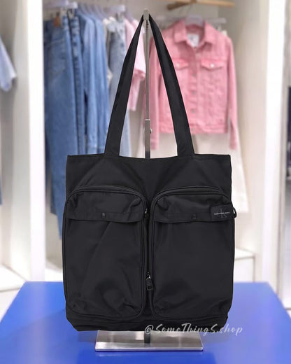韓國 Outlet 特價 🇰🇷 Calvin Klein Jeans (CKJ) Packable Helmet 2-way Bag 折疊 尼龍 行李收納袋