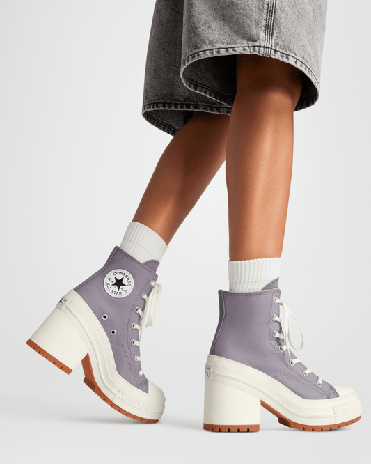 2026 新春快閃 🇹🇭 泰國Outlet 代購｜Converse Chuck 70 Luxe Heel High Boots 復古粗跟鞋｜Black ★ white ★ gray ★ pinkish-purple