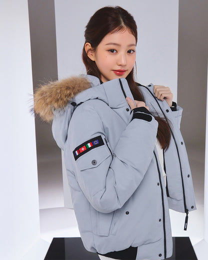 韓國 🇰🇷 Eider STOOKY Unisex Short Goose Down Jacket 80%鵝絨 連毛帽 羽絨外套