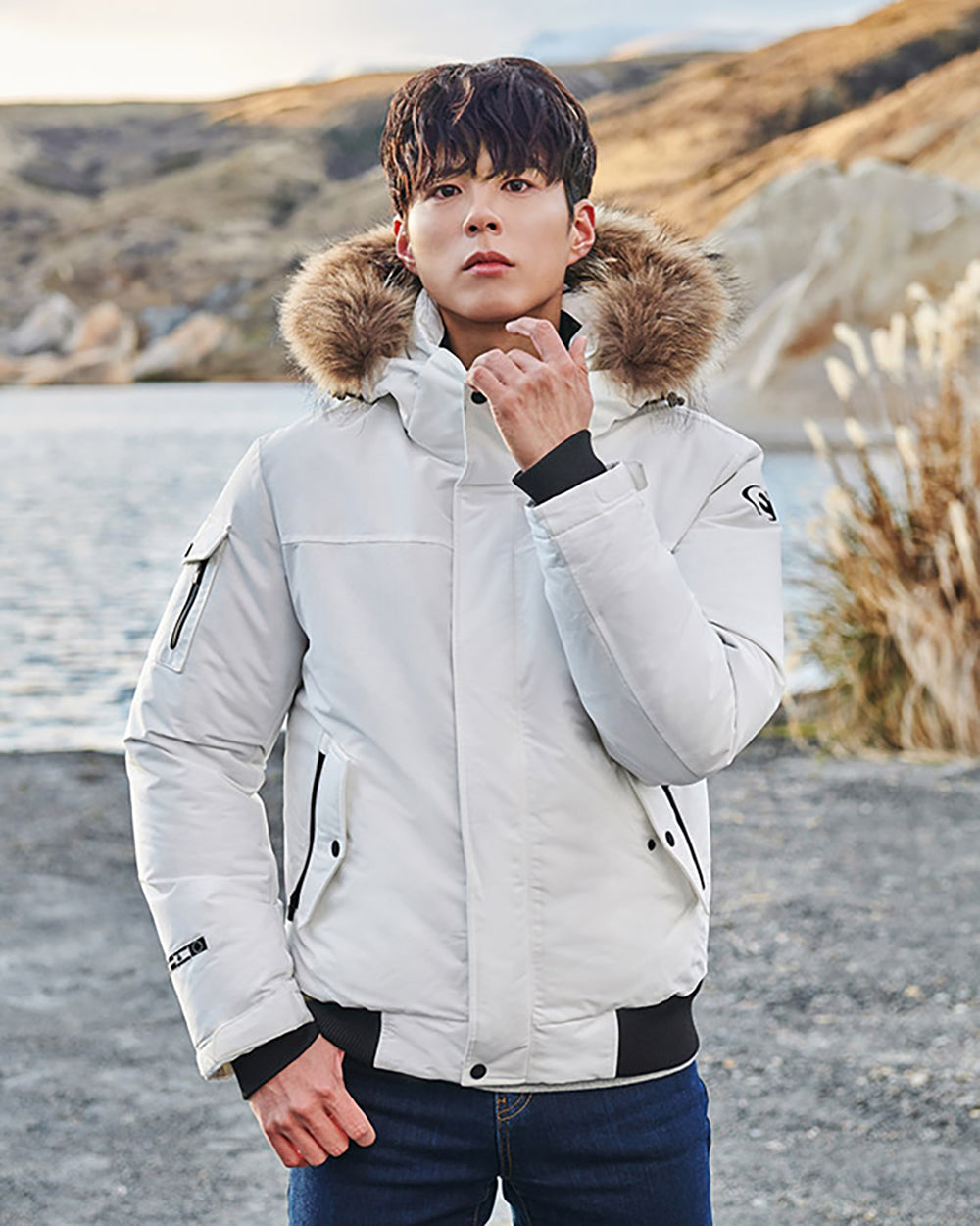 韓國 🇰🇷 Eider STOOKY Unisex Short Goose Down Jacket 80%鵝絨 連毛帽 羽絨外套