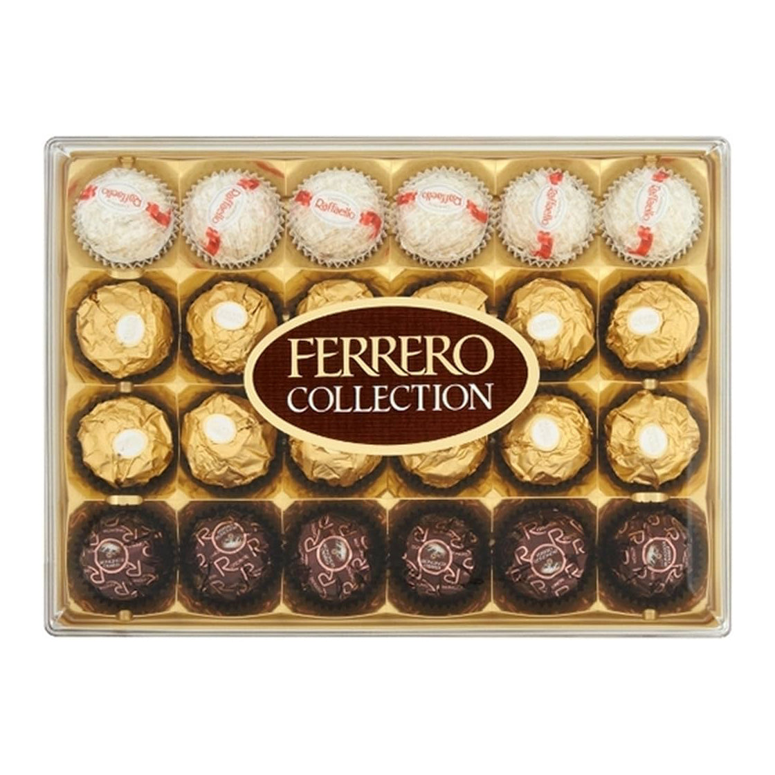 義大利 🇮🇹 直送✈️   FERRERO Collection 費列羅臻品3色系列｜金莎 ♡ 朗莎 ♡ 雪莎｜朱古力及果仁糖禮盒 24粒裝 269g