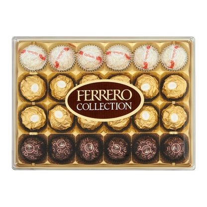 義大利 🇮🇹 直送✈️   FERRERO Collection 費列羅臻品3色系列｜金莎 ♡ 朗莎 ♡ 雪莎｜朱古力及果仁糖禮盒 24粒裝 269g