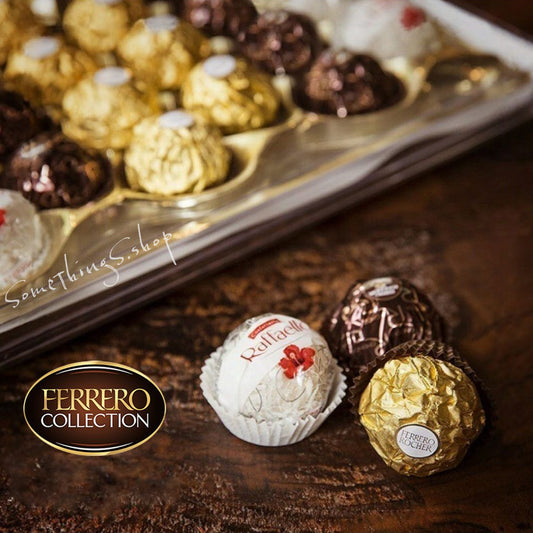 義大利 🇮🇹 直送✈️   FERRERO Collection 費列羅臻品3色系列｜金莎 ♡ 朗莎 ♡ 雪莎｜朱古力及果仁糖禮盒 24粒裝 269g