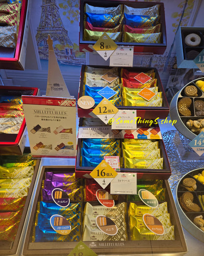 2026 日本 FOUCHER Paris Millefeuilles 千層朱古力酥｜Earl Grey、朱古力 、雲呢拿、焦糖、士多啤梨、宇治抹茶【秋冬限定】