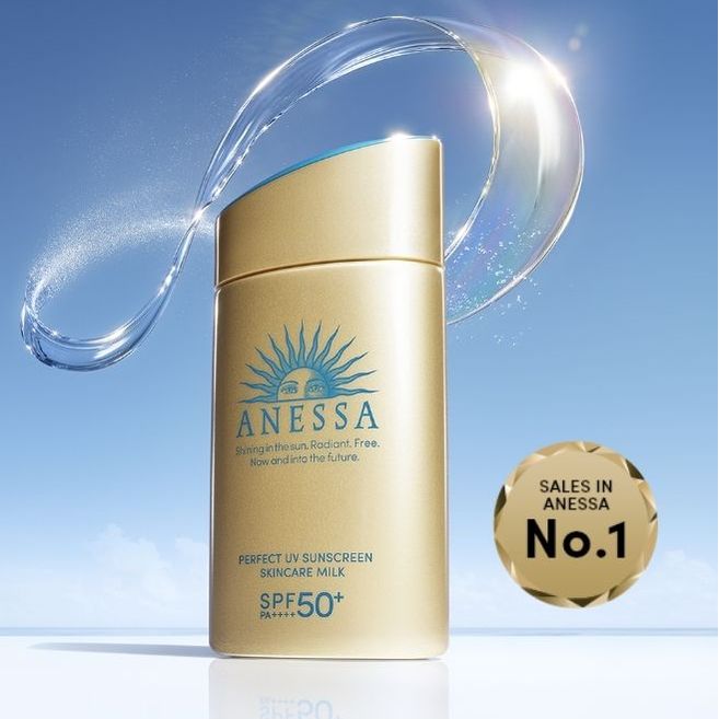 【日本版】SHISEIDO 資生堂 ANESSA Perfect UV Sunscreen Skincare Milk 極防水美肌UV乳液 SPF50+ PA++++ 60ml｜Travel Exclusive 90ml