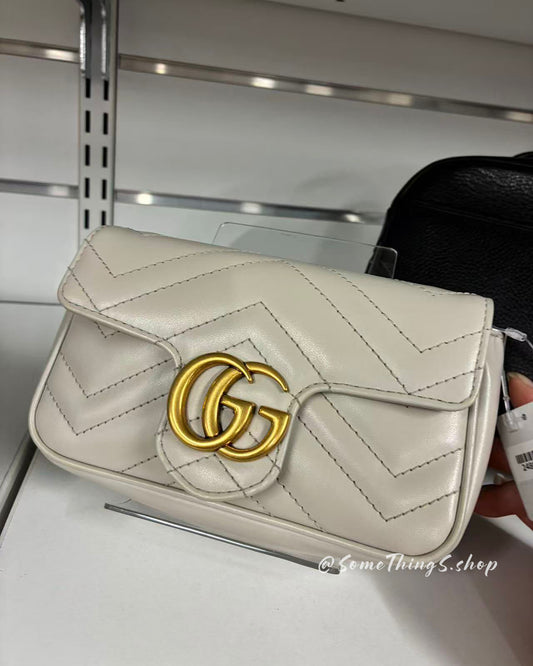 【日本🇯🇵 中古二手】Gucci GG Marmont Super Mini leather bag｜正版正貨