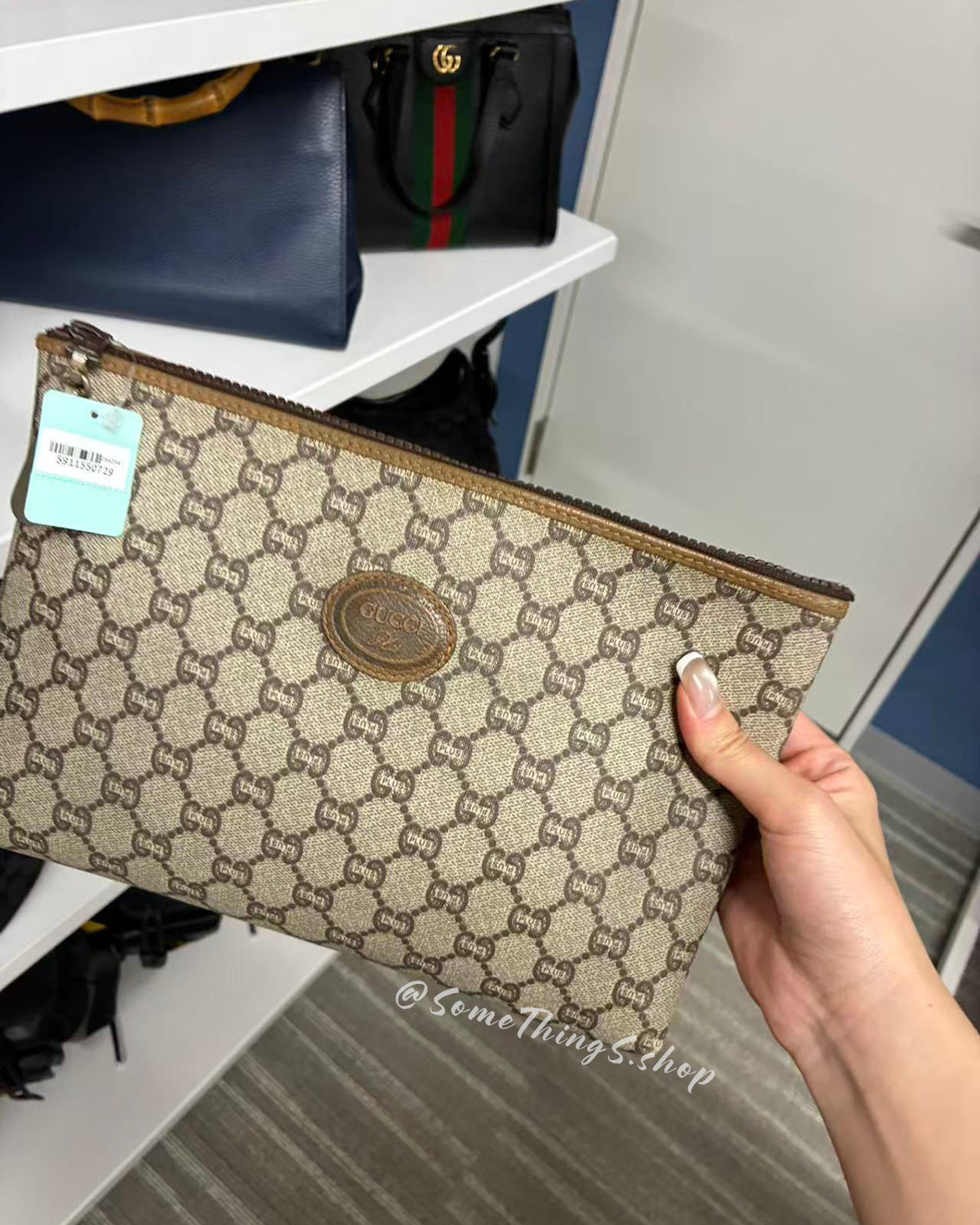 【日本🇯🇵 中古二手】Gucci Plus Monogram Vintage Clutch Bag｜正版正貨
