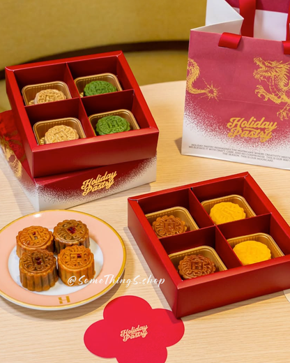 冷凍 ❄ 急凍食品|  泰國超人氣甜品 café Holiday Pastry The Heritage 手工流心月餅 ◎ 蛋黃月餅禮盒｜中秋節 ⦁ 數量限定