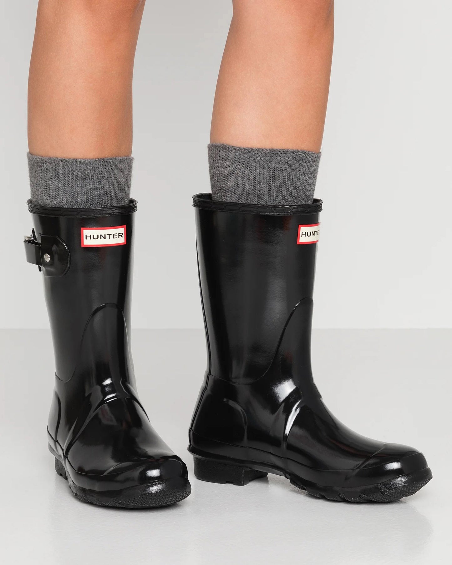 韓國代購 🇰🇷 英國 Hunter Women's Orignal Gloss Short Rain Boots  經典光漆面 中筒雨靴