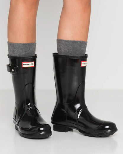 韓國代購 🇰🇷 英國 Hunter Women's Orignal Gloss Short Rain Boots  經典光漆面 中筒雨靴
