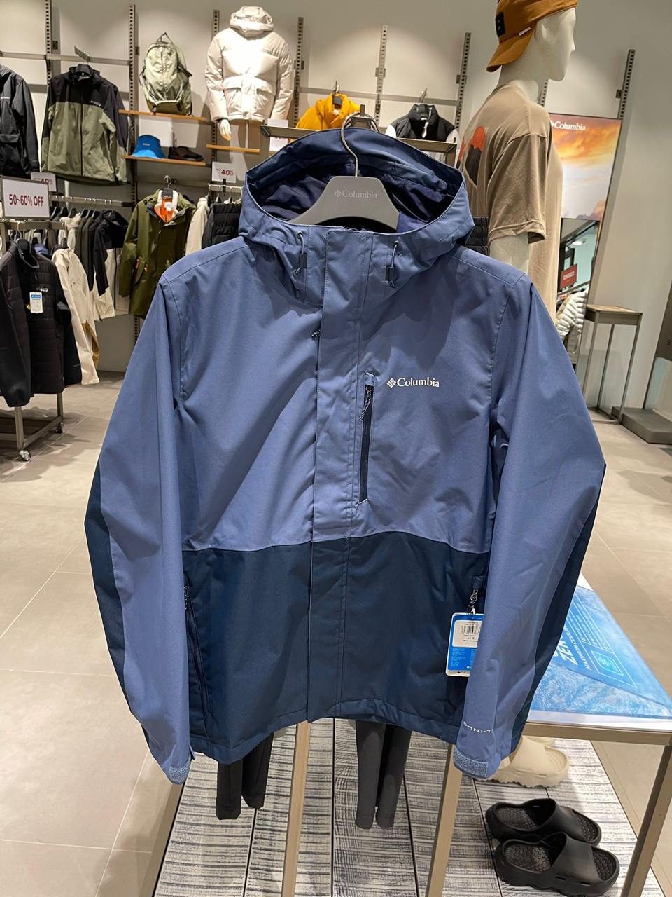 韓國 🇰🇷 Columbia logo-two-tone jacket 男裝 衝鋒防水外套 4色