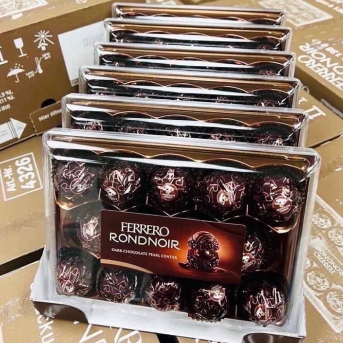 義大利 🇮🇹 FERRERO 費列羅 朗莎｜精緻特濃黑朱古力｜14粒禮盒裝｜冬季限定