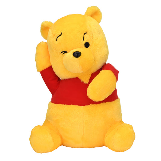 〖正版日本景品〗 世嘉 Sega Prize ｜迪士尼 尷尬姿勢 Winnie The Pooh 小熊維尼 大毛公仔玩具｜日本限量限定