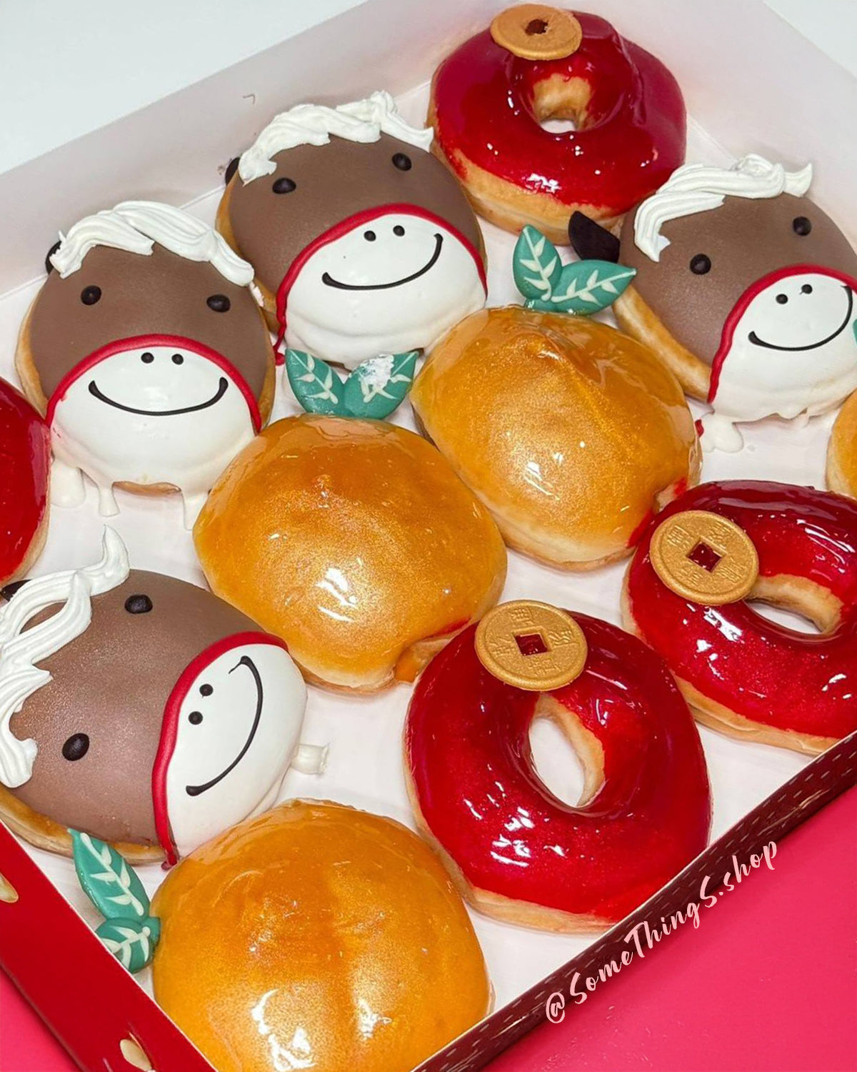 冷凍 ❄ 急凍食品|  泰國🇹🇭 Krispy Kreme 2026 農歷新年限定 Donuts 開運吉祥冬甩系列 甜甜圈｜期間限定口味｜經典原味｜流心鹹蛋黃