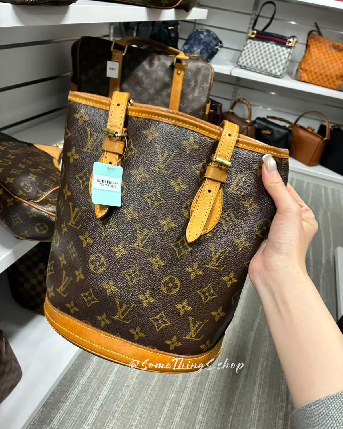 【日本🇯🇵 中古二手】Louis Vuitton LV 經典 Monogram Petit Bucket Bag｜正版正貨
