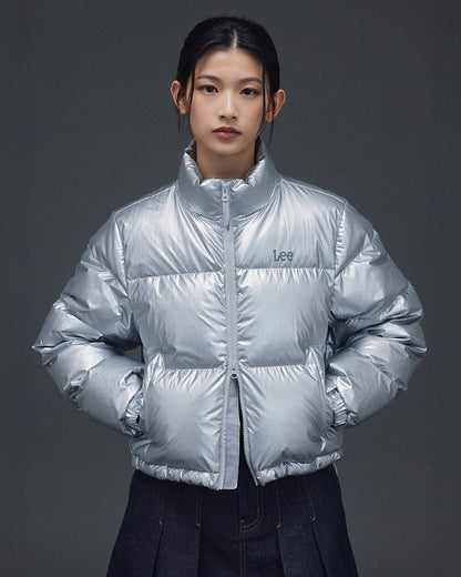 韓國🇰🇷 Lee Women's Glossy Short Down Jacket 女裝短身羽絨外套
