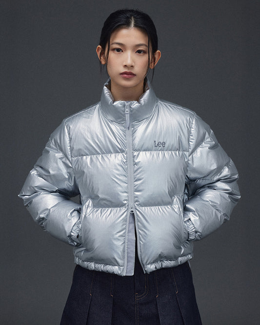 韓國🇰🇷 Lee Women's Glossy Short Down Jacket 女裝短身羽絨外套