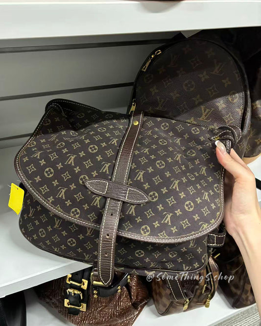 【日本🇯🇵 中古二手】Louis Vuitton LV Saumur Monogram Idylle Shoulder Bag｜正版正貨