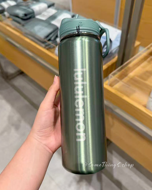 韓國代購 🇰🇷 Lululemon Back to Life Sport Bottle 24oz Straw Lid 運動吸管水壺 710ml