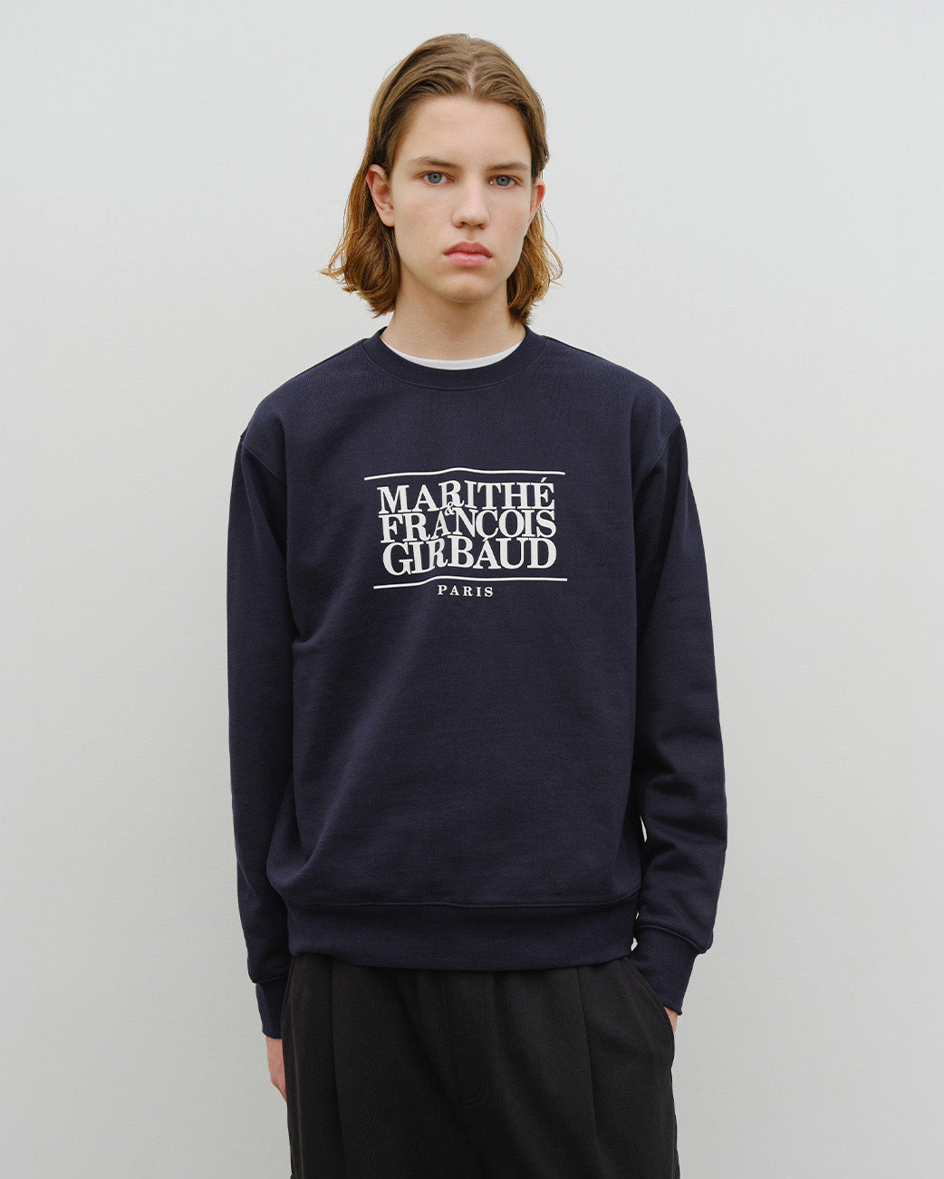 韓國 🇰🇷 Marithe Francois Girbaud classic LOGO  unisex Sweatshirt 長袖衞衣｜3 colors