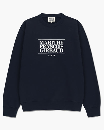 韓國 🇰🇷 Marithe Francois Girbaud classic LOGO  unisex Sweatshirt 長袖衞衣｜3 colors