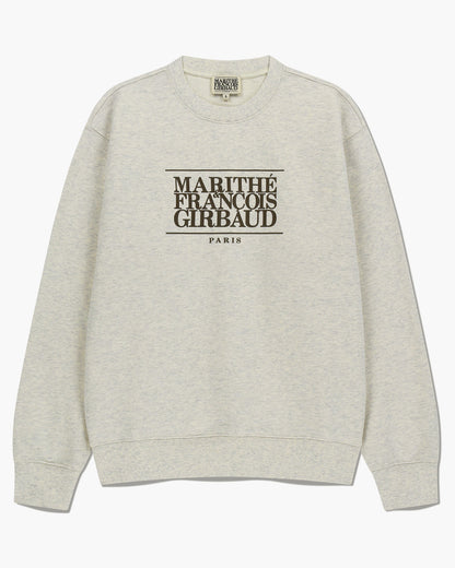 韓國 🇰🇷 Marithe Francois Girbaud classic LOGO  unisex Sweatshirt 長袖衞衣｜3 colors