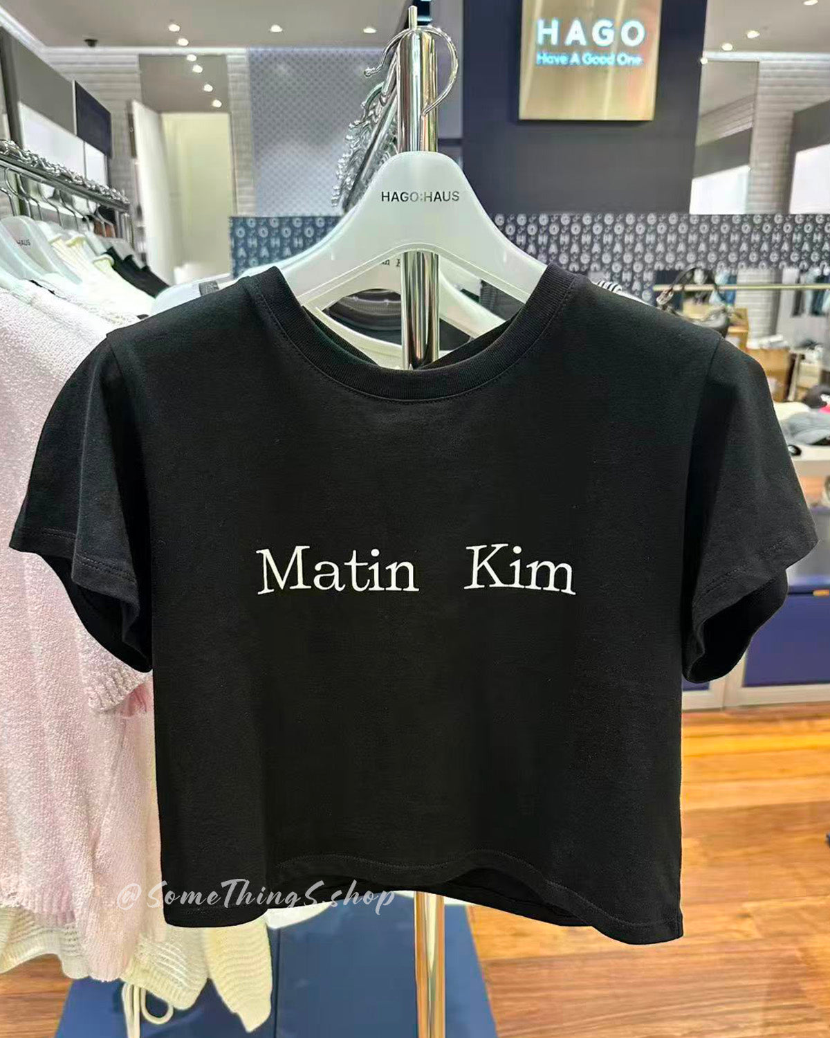 韓國🇰🇷 Matin Kim Logo 短版 Crop Top