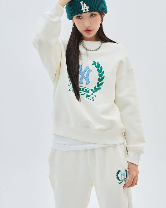 韓國🇰🇷 MLB 女裝衛衣洛杉磯道奇隊Women Classic Sports Big Logo Overfit Sweatshirts Los Angeles Dodgers