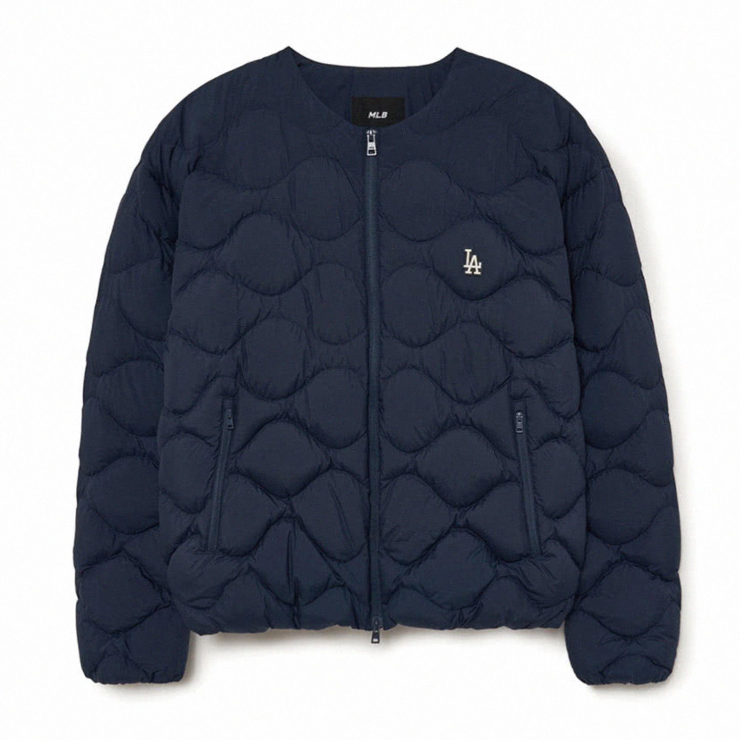 韓國🇰🇷 MLB Basic Wave U-Neck Lightweight Padding Down Jacket
