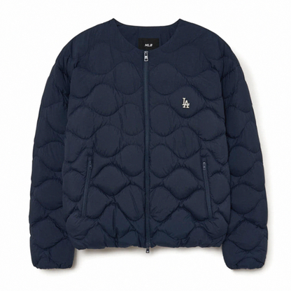 韓國🇰🇷 MLB Basic Wave U-Neck Lightweight Padding Down Jacket