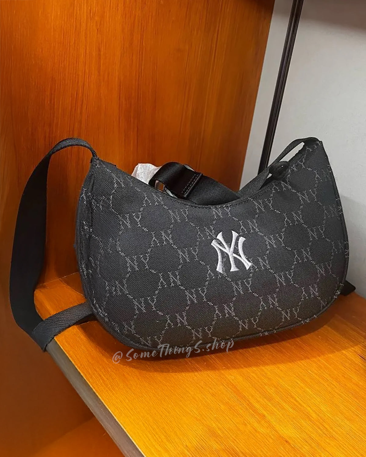 韓國🇰🇷 MLB Diamond Monogram Denim JQD Crossbody Bag New York Yankees 單肩包 紐約洋基隊