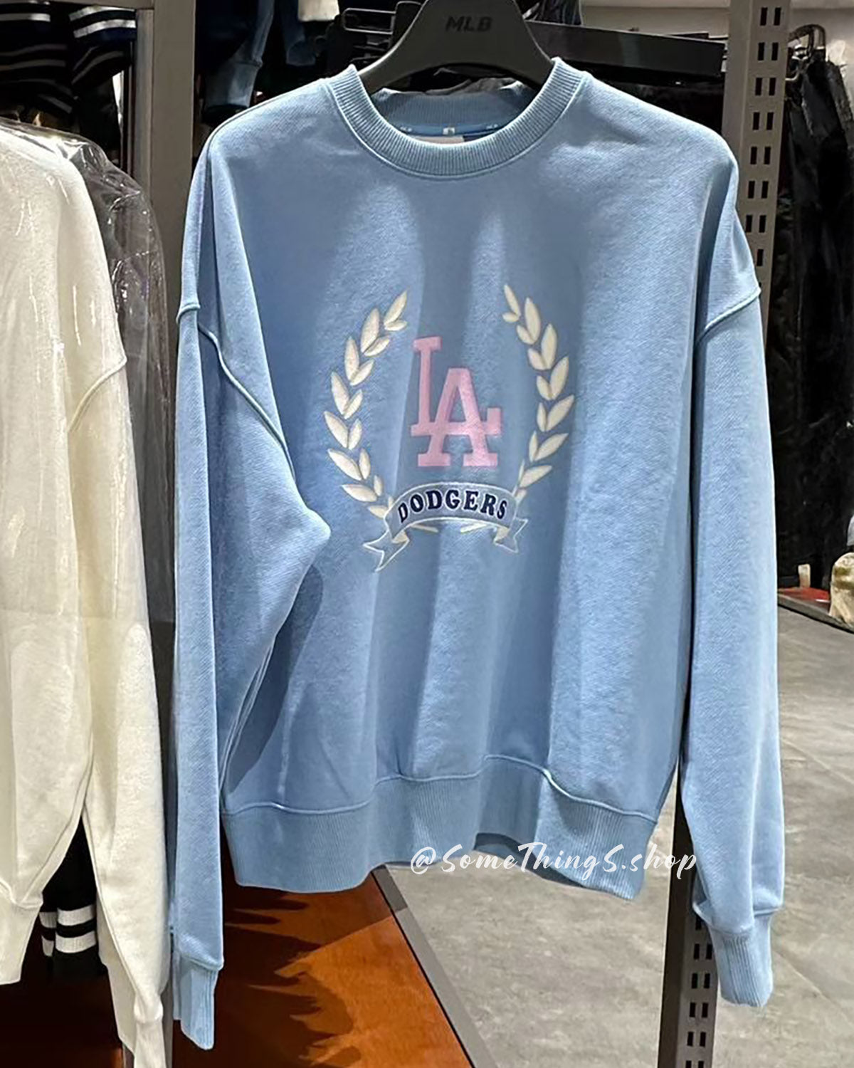 韓國🇰🇷 MLB 女裝衛衣洛杉磯道奇隊Women Classic Sports Big Logo Overfit Sweatshirts Los Angeles Dodgers