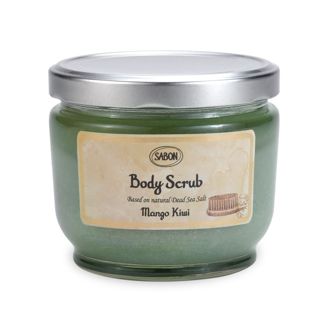 SABON Dead Sea Mineral Salt Purifying and Repairing Body Shower Scrub 600g｜Mango Kiwi｜Patchouli⋆Lavender⋆Vanilla｜Lavender⋆Apple｜Jasmine 