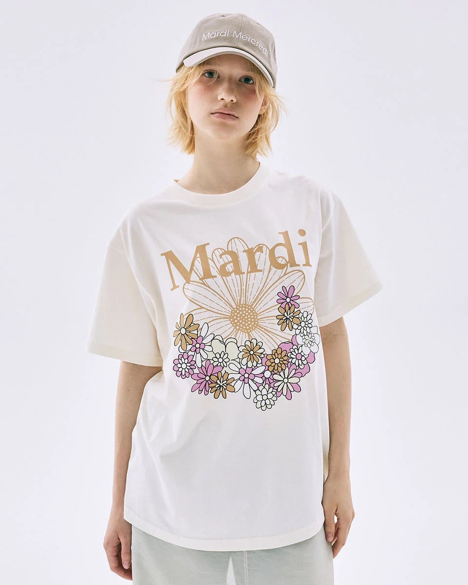 【 Fall 2025 】韓國 🇰🇷 Mardi Mercredi FlowerMardi Jardin Tee