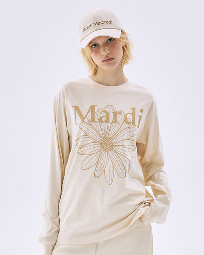 【 Fall 2025 】韓國 🇰🇷 Mardi Mercredi Long Sleeve FlowerMardi Tee