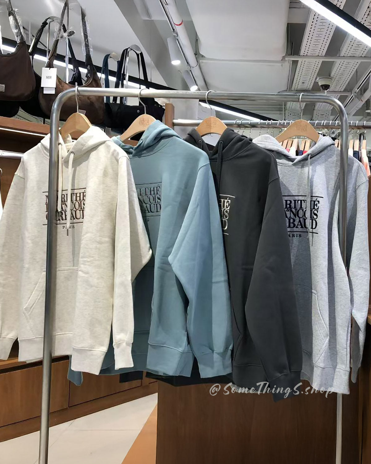 韓國 🇰🇷 Marithe Francois Girbaud classic LOGO  EMBROIDERY HOODIE  unisex Sweatshirt (加絨) 帶帽☆長袖衞衣