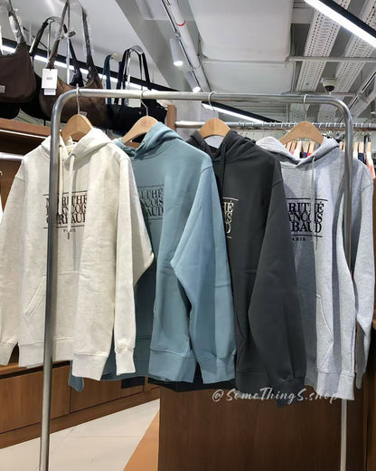 韓國 🇰🇷 Marithe Francois Girbaud classic LOGO  EMBROIDERY HOODIE  unisex Sweatshirt (加絨) 帶帽☆長袖衞衣