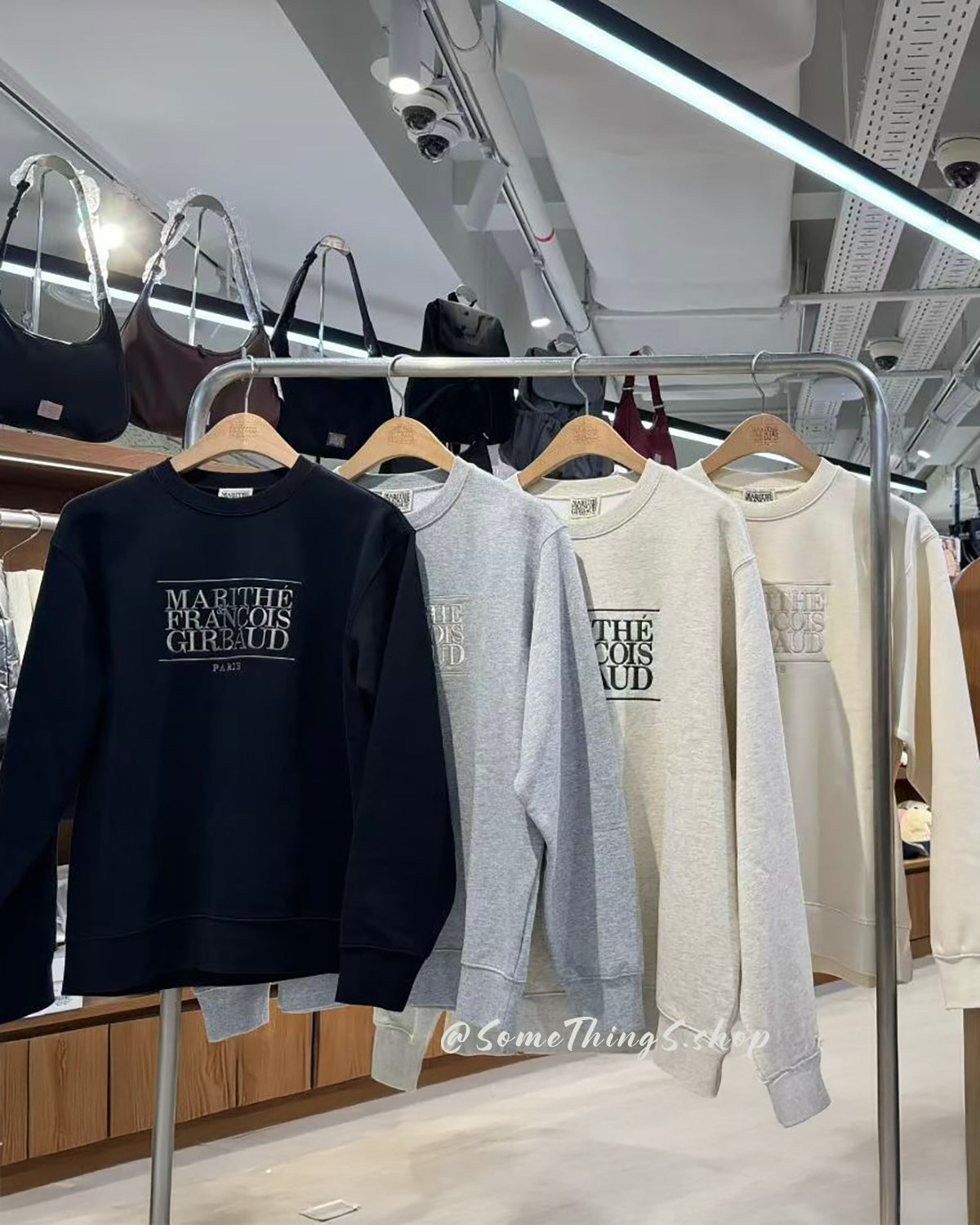 韓國 🇰🇷 Marithe Francois Girbaud classic LOGO  EMBROIDERY  unisex Sweatshirt (加絨) 長袖衞衣