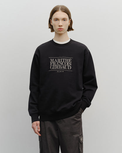 韓國 🇰🇷 Marithe Francois Girbaud classic LOGO  EMBROIDERY  unisex Sweatshirt (加絨) 長袖衞衣