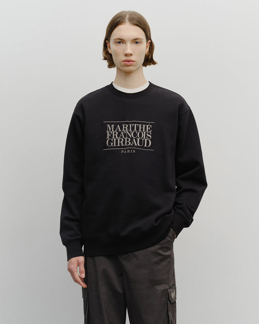 韓國 🇰🇷 Marithe Francois Girbaud classic LOGO  EMBROIDERY  unisex Sweatshirt (加絨) 長袖衞衣