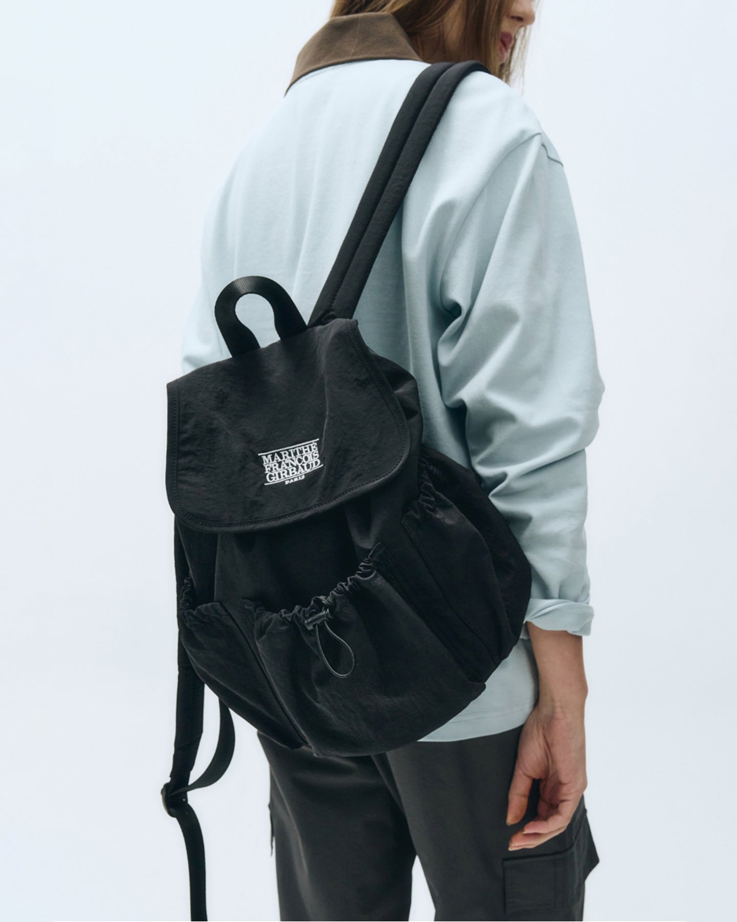 韓國🇰🇷 Marithe Francois Girbaud Classic LOGO stopper backpack