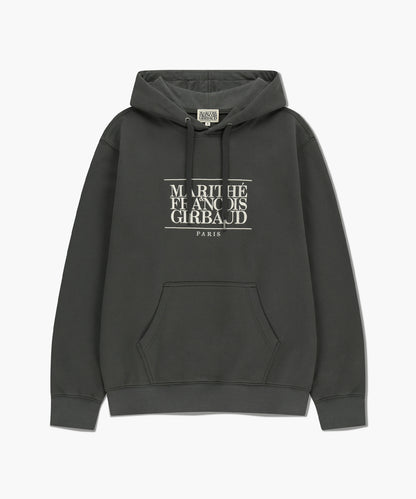 韓國 🇰🇷 Marithe Francois Girbaud classic LOGO  EMBROIDERY HOODIE  unisex Sweatshirt (加絨) 帶帽☆長袖衞衣