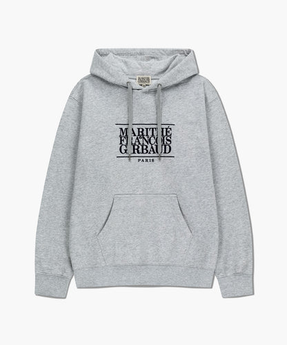 韓國 🇰🇷 Marithe Francois Girbaud classic LOGO  EMBROIDERY HOODIE  unisex Sweatshirt (加絨) 帶帽☆長袖衞衣