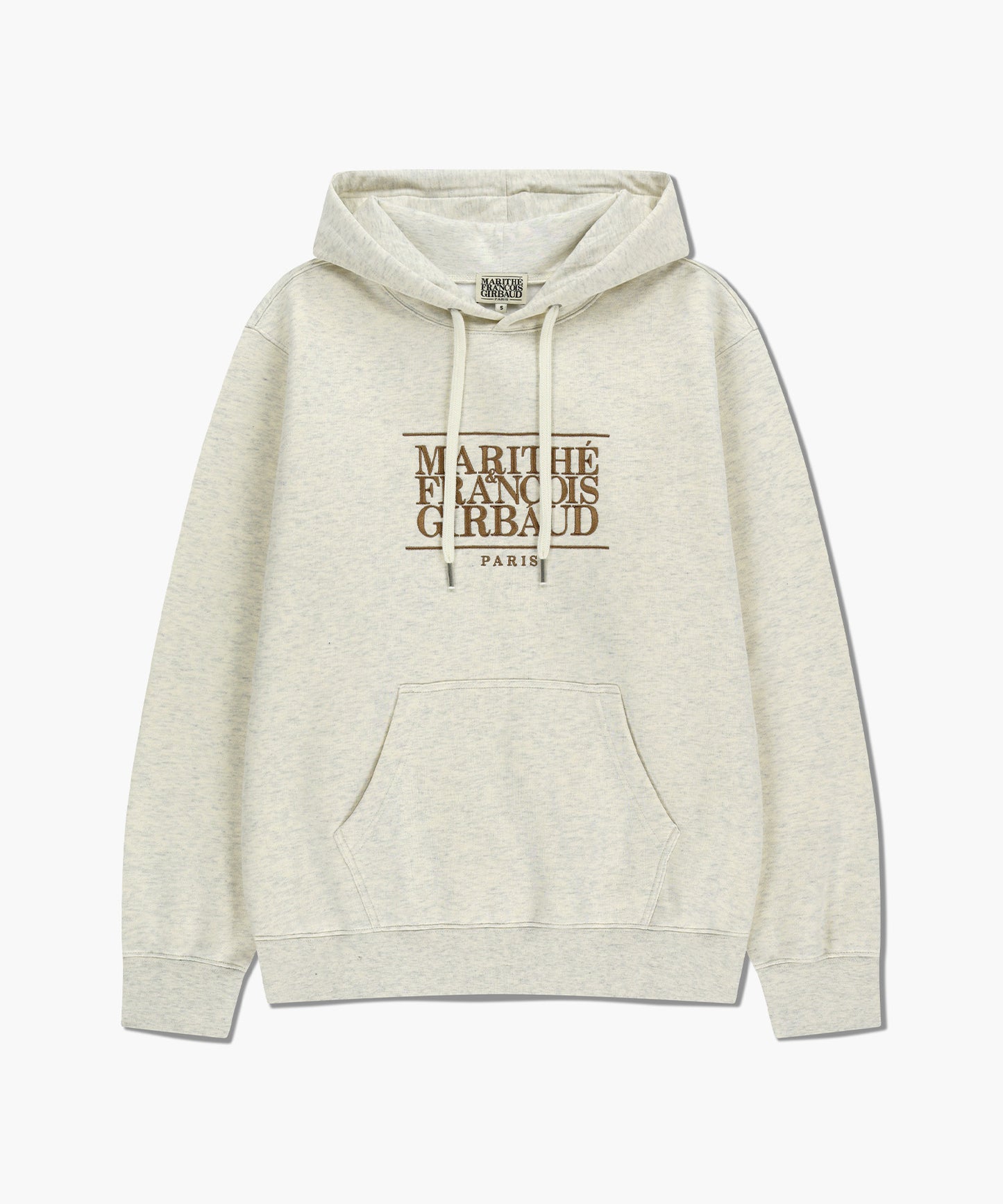 韓國 🇰🇷 Marithe Francois Girbaud classic LOGO  EMBROIDERY HOODIE  unisex Sweatshirt (加絨) 帶帽☆長袖衞衣